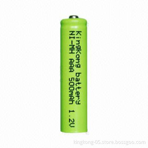NI-MH 500mAh rechargeable battery